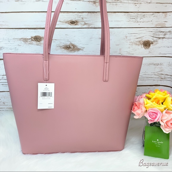 Kate spade Karla tote seton drive dusty peony bow - Picture 4 of 8